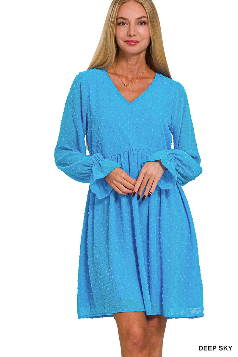 Swiss Dot Midi Dress
