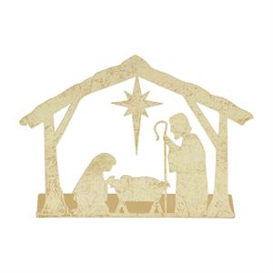 Mudpie-Gold Nativity Display