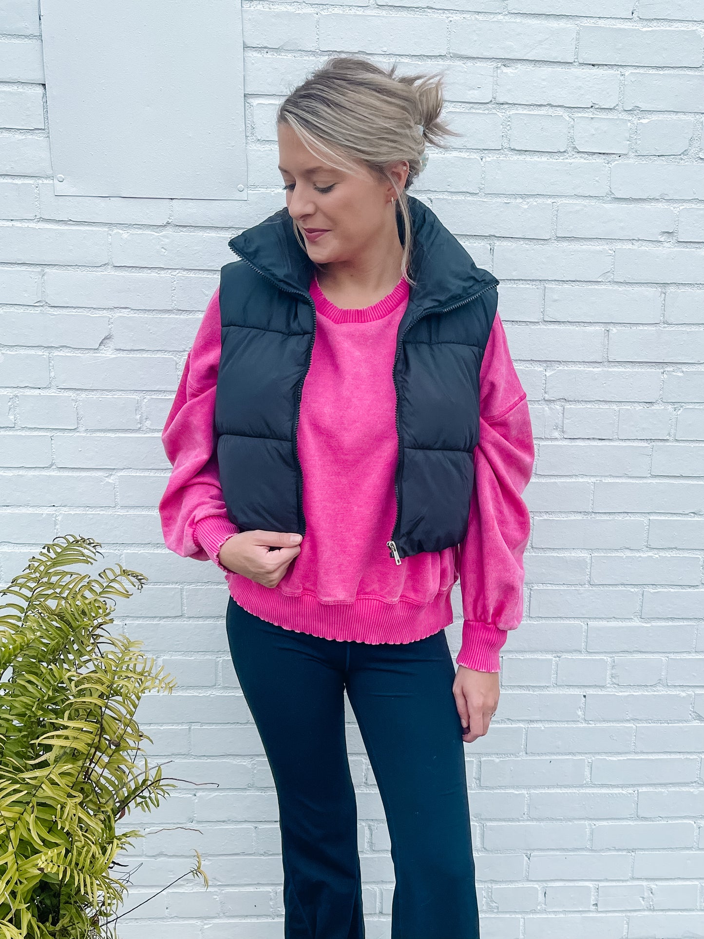 Puffer Cropped Vest