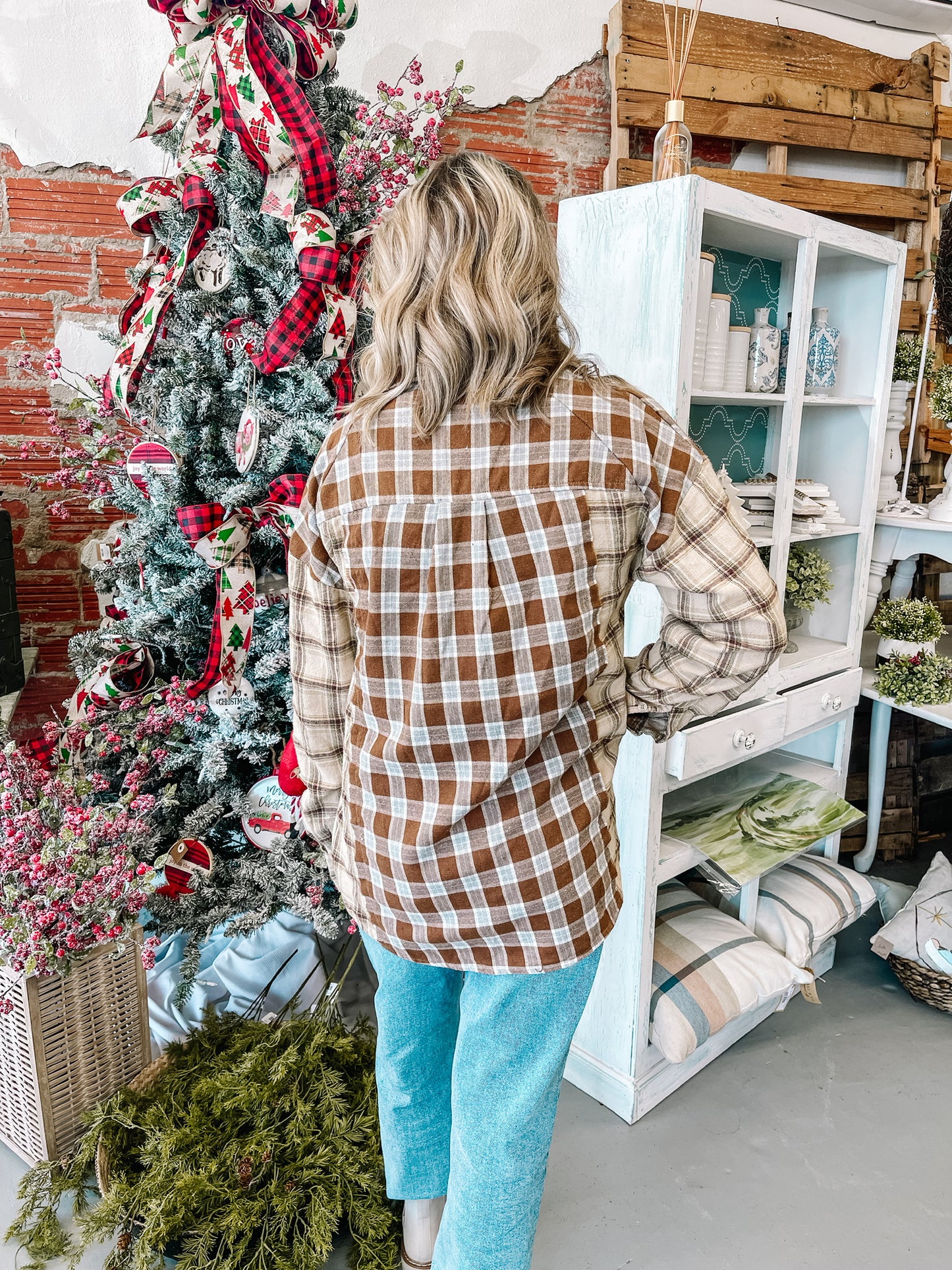 Contrast Flannel