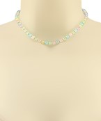 Glass Ball Beaded Choker