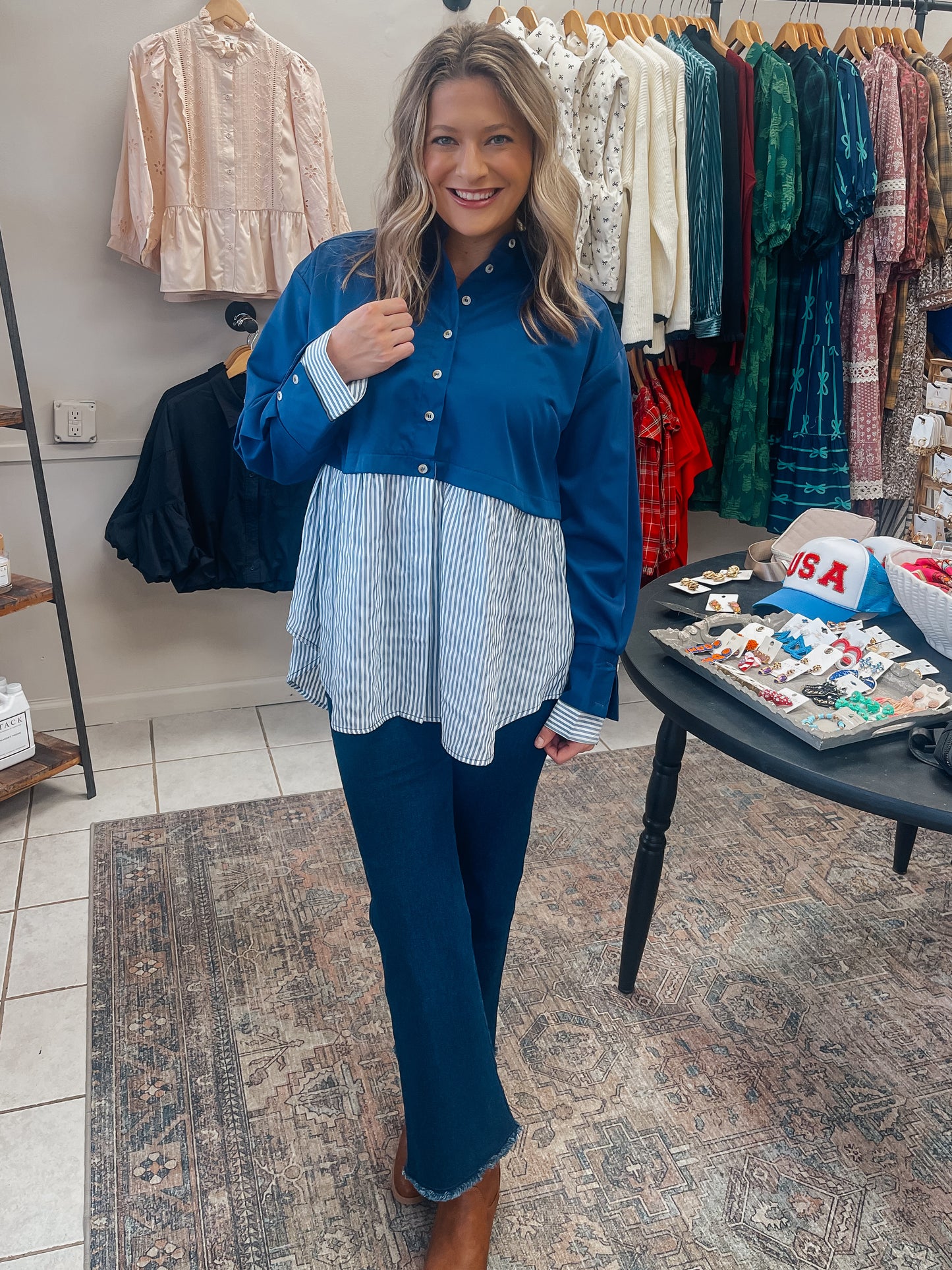 Solid and Stripe Twofer Top