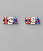 Patriotic Earrings