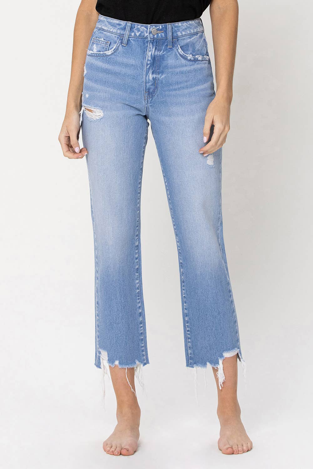 HIGH RISE VINTAGE STRAIGHT CROP