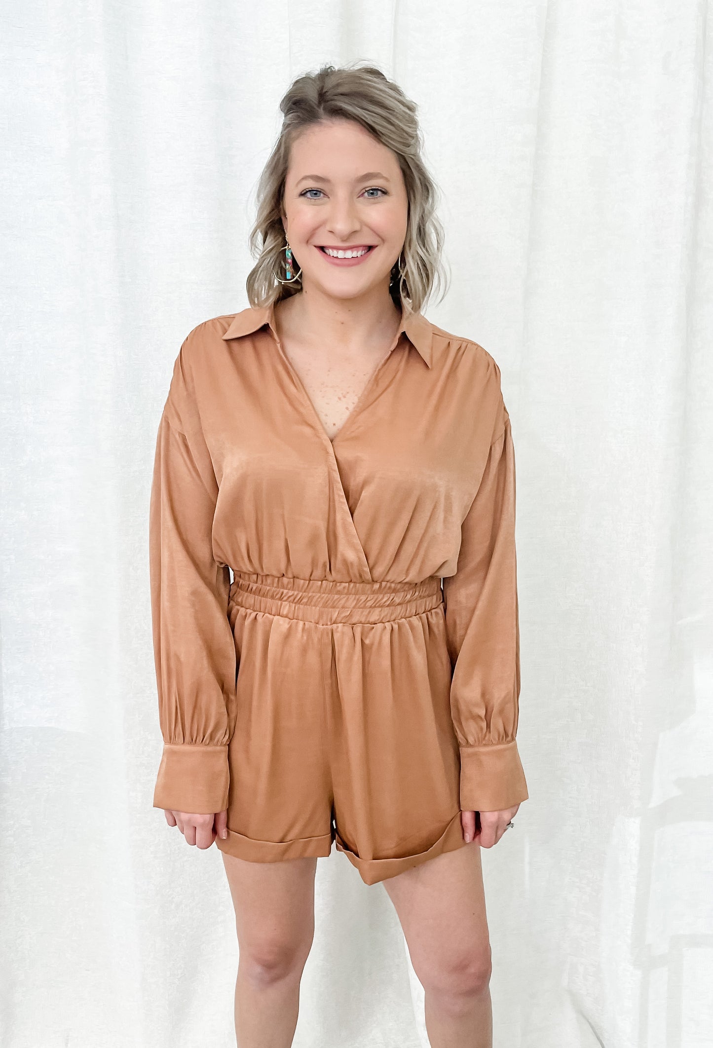 Ginger Long Sleeve Romper
