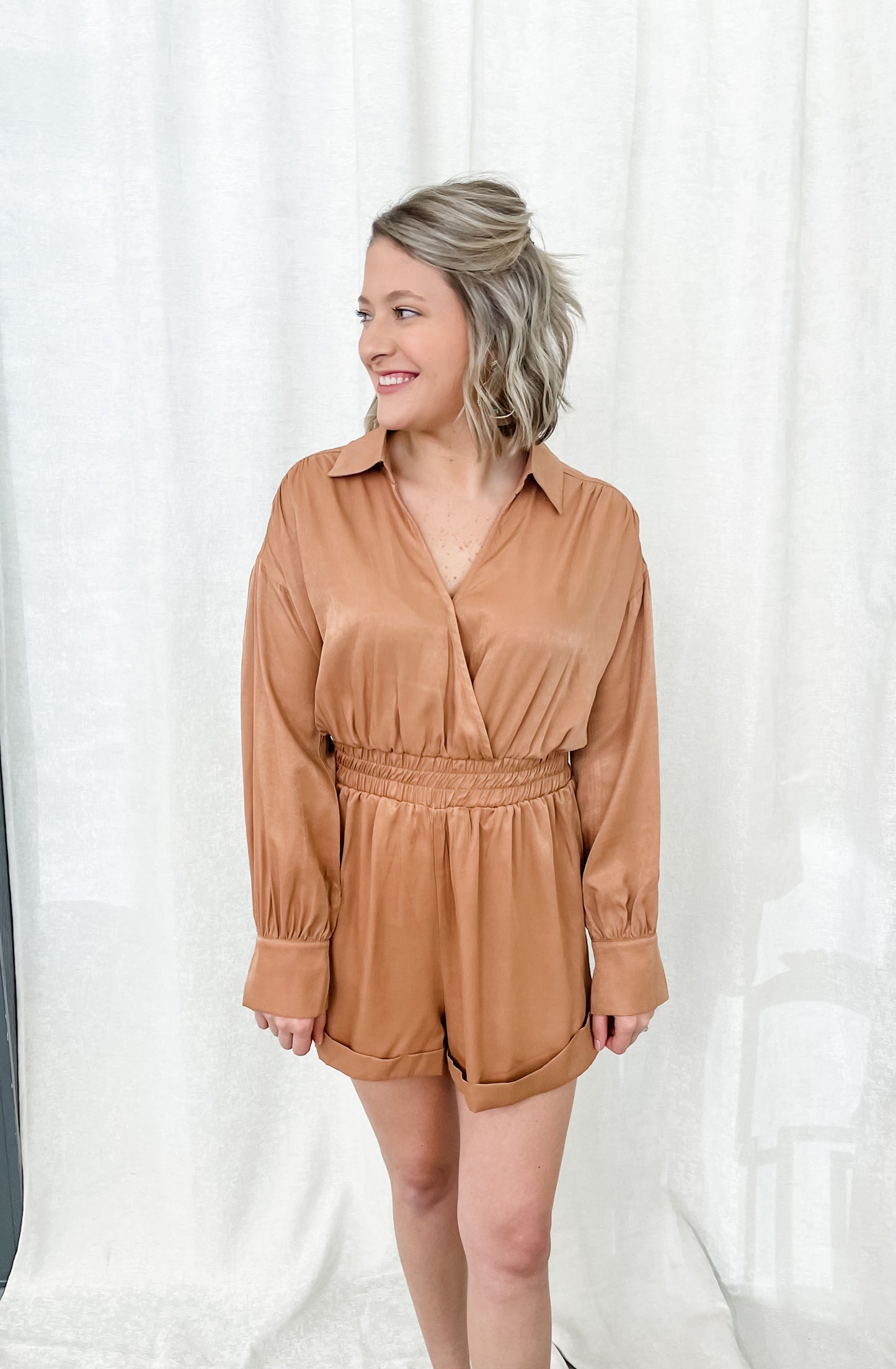 Ginger Long Sleeve Romper