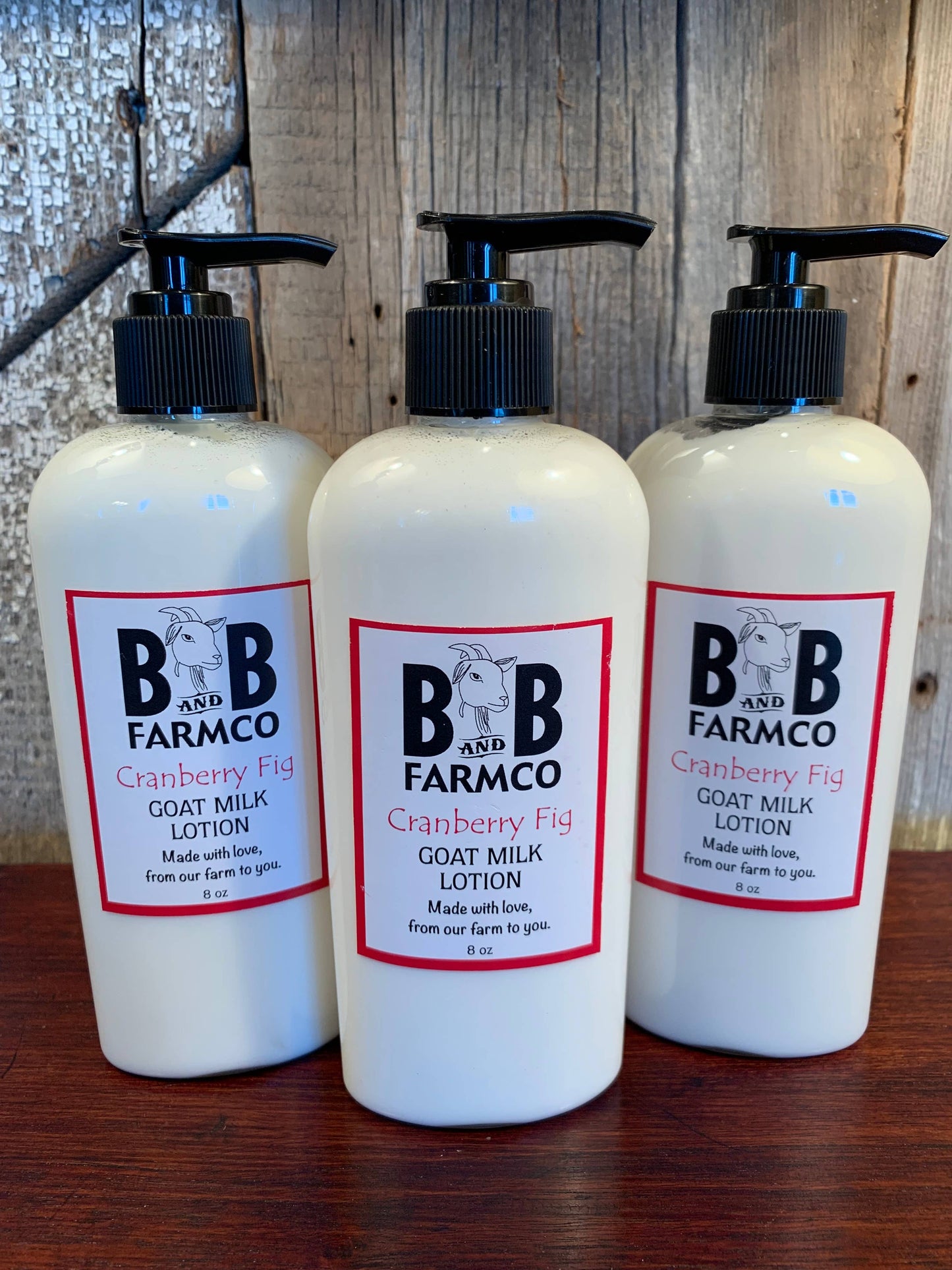 Cranberry Fig Goat Milk Lotion - 8 oz.