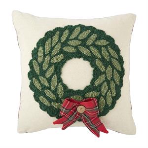 Mudpie-Tree Tartan Hooked Pillow