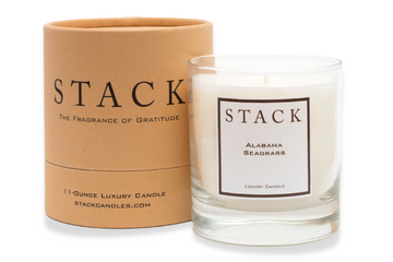 Alabama Sea Grass-Stack Candle