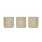 Stoneware White Tea light holder