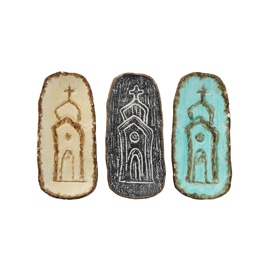 Embossed Church Dish
