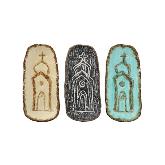 Embossed Church Dish