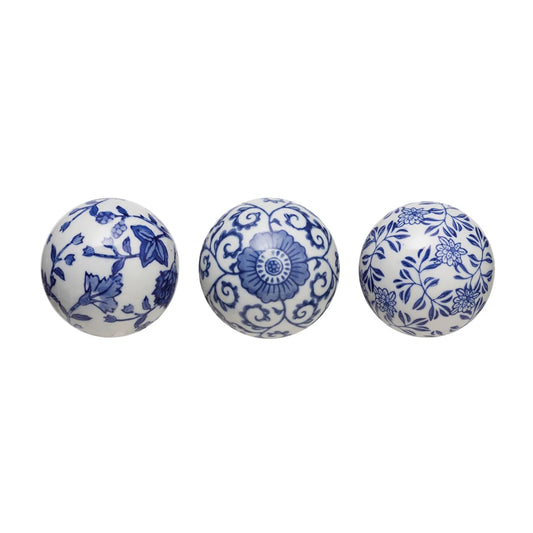 S/6 ceramic Blue&White Balls