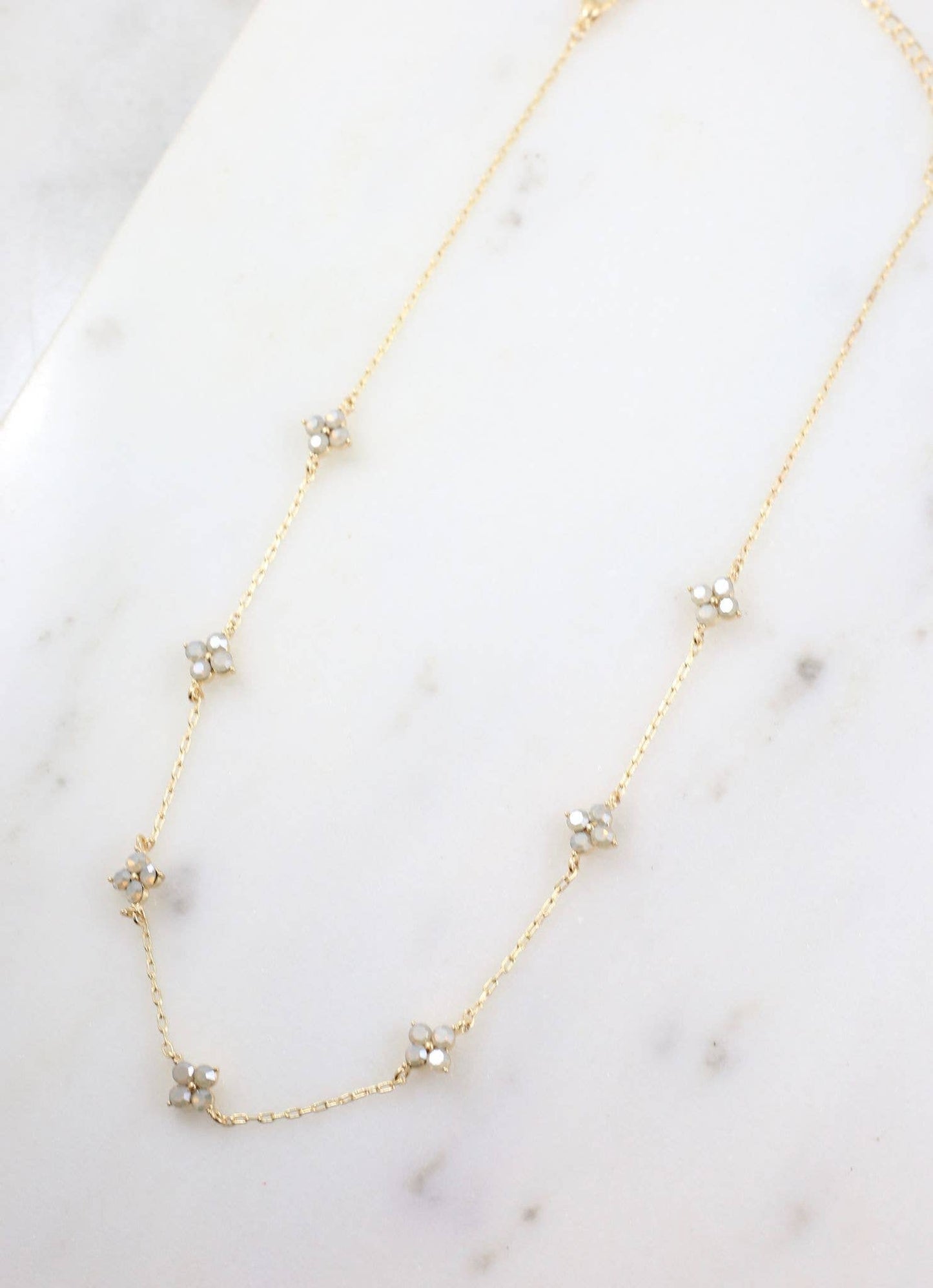 Kennysaw CZ Accent Necklace OPAL