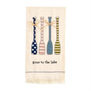 Gone to the Lake Applique Towel