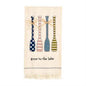 Gone to the Lake Applique Towel