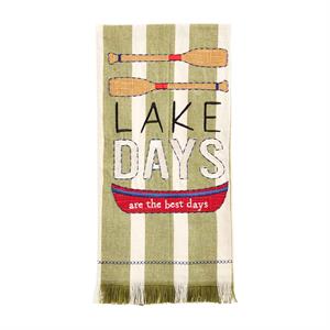 Lake Days Applique Towel