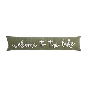 Welcome to the Lake Long Pillow