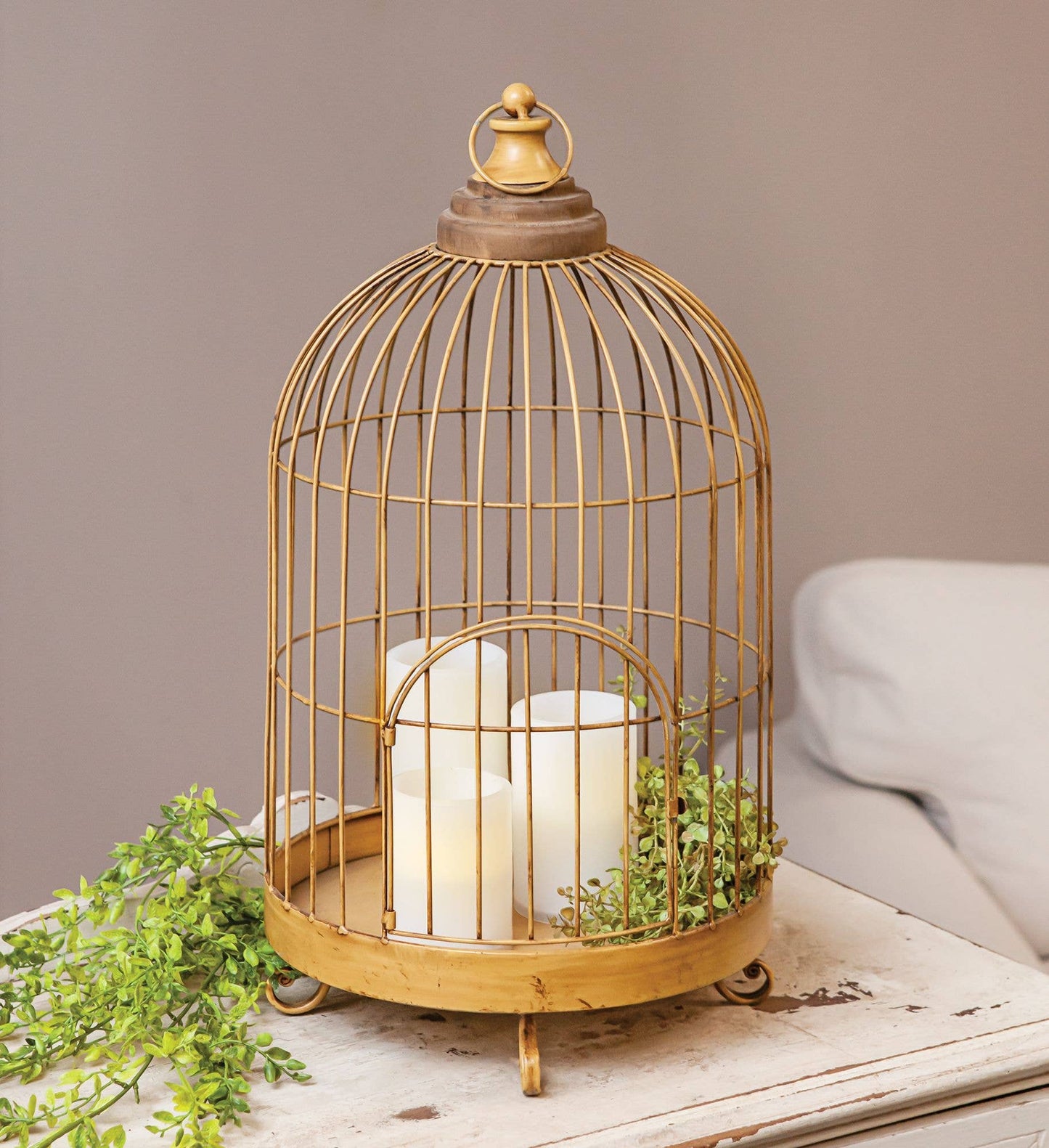 Antiqued Birdcage