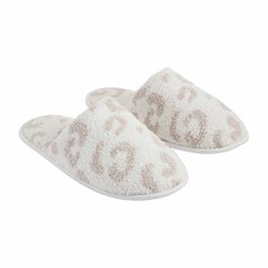 LEOPARD CHENILLE SLIPPER C-LXL