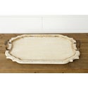 Gold Distressed Scallop Tray