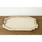 Gold Distressed Scallop Tray