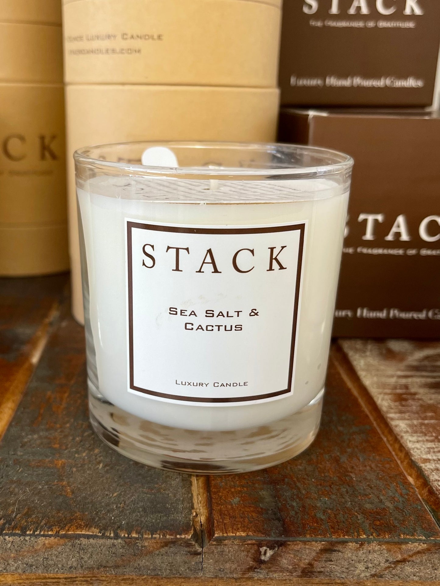 STACK-Candle Sea Salt & Catus