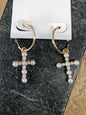 Pearl Deco Wire Earrings