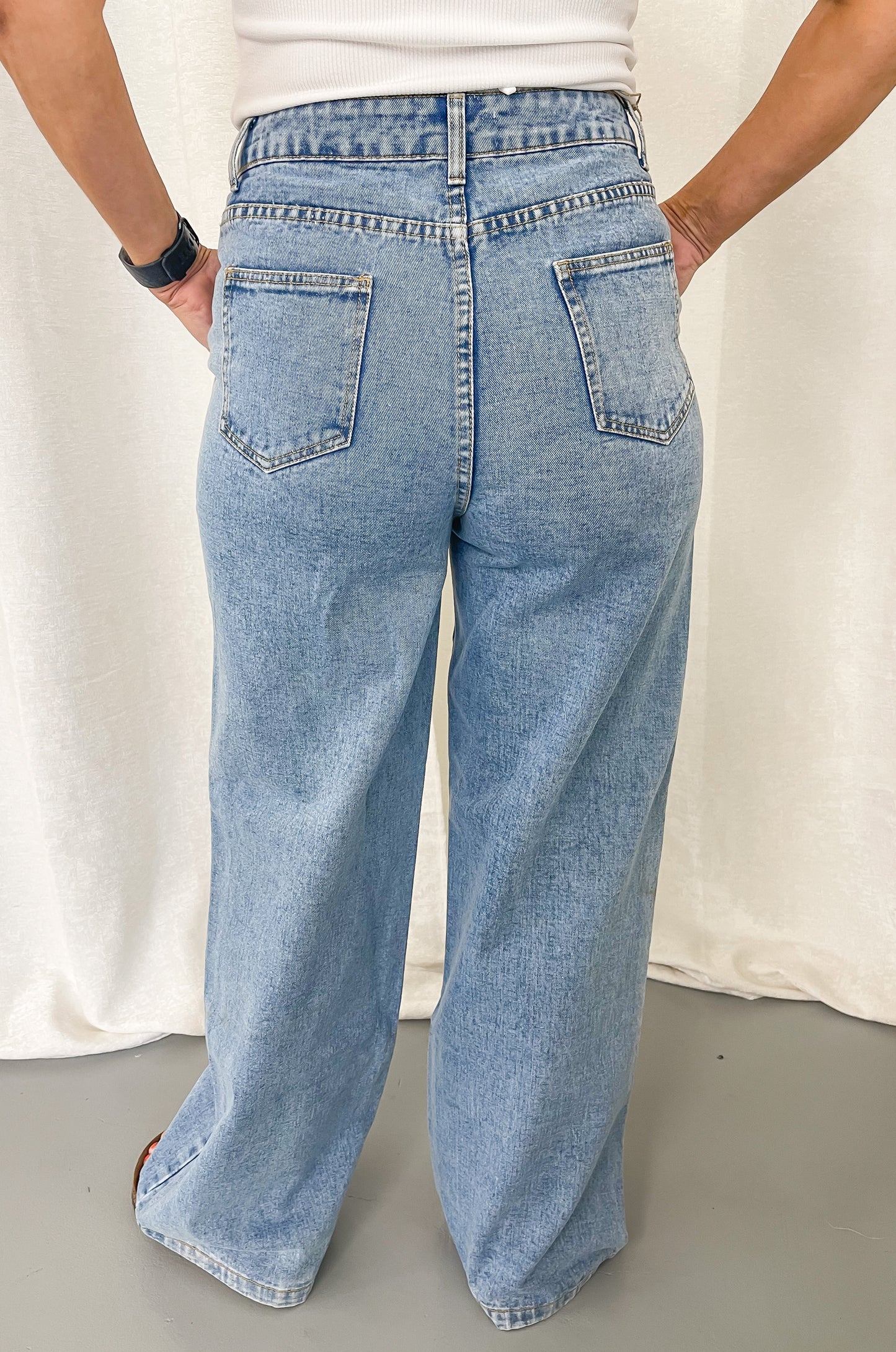 Trendy Loose Denim Jeans