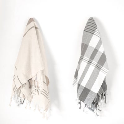 S/2 Multi-Stripe Hand towel
