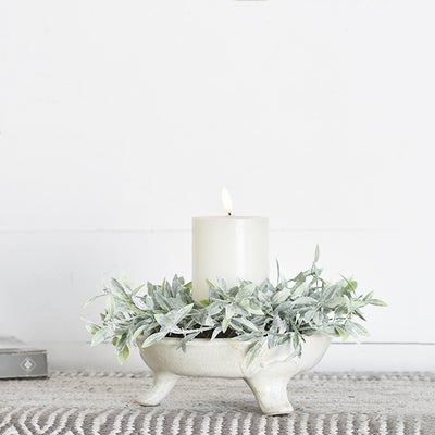 White Deco Ceramic Riser